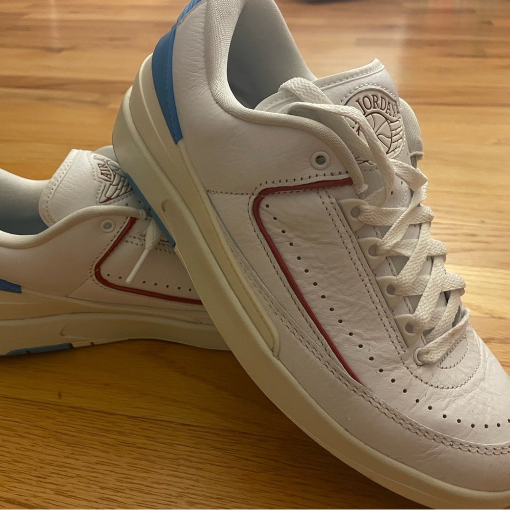 Nike Air Jordan 2 Retro Low Red White and Blue